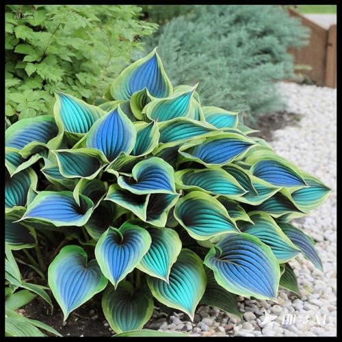 Vnuhgzs Eckdekoration – Pflegeleichte Funkie/Hostas – Geeignet für Gärten/Pavillons-10 Rhizome-H von Vnuhgzs