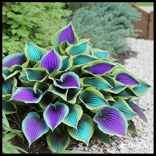 Vnuhgzs Eckdekoration – Pflegeleichte Funkie/Hostas – Geeignet für Gärten/Pavillons-6 Rhizome-I von Vnuhgzs