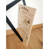 2 in 1 - Klobewertung & Badezimmerregeln | Wc Wandbild Aus Holz Toilettenregeln Deko Fürs Badezimmer Einzugsgeschenk 2 in 1 - Klobewertung & Badezimmerregeln | Wc Wandbild Aus Holz Toilettenregeln Deko Fürs Badezimmer Einzugsgeschenk von VoLLkreATiVzeit