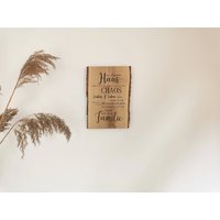 Spruchbild Familie | Familienregeln Holzbild Zum Aufhängen Oder Hinstellen Haussegen Wanddeko Aus Holz Geschenk Einzug von VoLLkreATiVzeit