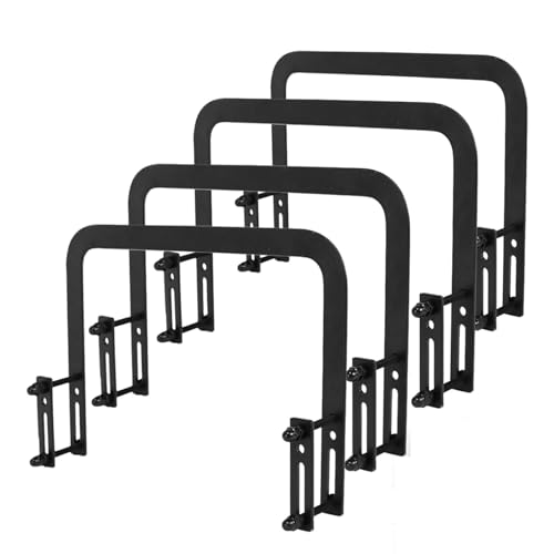 VoVoia Matratzenhalter Set, Anti-Rutsch Matratzenstopper, Matratzenhalter gegen Verrutschen, Schraubbare Matratzenhalter für Bettgestell, Geeignet für Matratzen von (11" L x 7.8" W x 0.7" Th 4 Pcs) von VoVoia