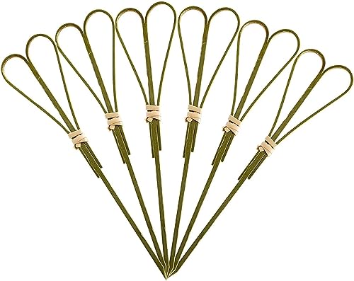 Voarge 100 Stück Cocktailspieße Toothpicks Bambus,12cm Cocktail Sticks,Holz Tropical Cocktail Zahnstocher für Bar,Party und Grill von Voarge