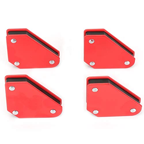 Vobor Magnetische Schweißhalterung, 9 LB Winkel Mini Schweißmagnethülse Magnet Eckschweißhalterung Werkzeug zum Schweißen 4 Stück von VOBOR
