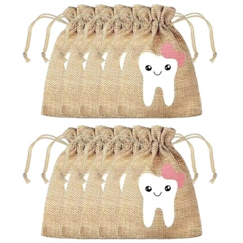 Vobumix 10 Stück Zahnfee-, Kordelzug-süßigkeitenbeutel, Kreativer Schmuckbeutel Für Hochzeitsfeiern Und Festivals Vobumix 10 Stück Zahnfee-, Kordelzug-süßigkeitenbeutel, Kreativer Schmuckbeutel Für Hochzeitsfeiern Und Festivals von Vobumix