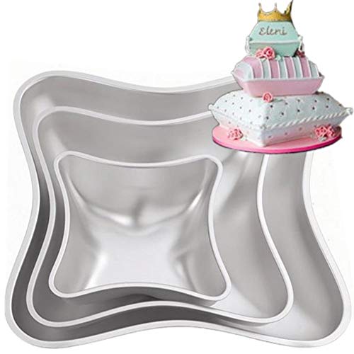 Vobumix Kissen Form Kuchen Backform DIY Aluminium Beständig Wiederverwendbare Kuchen Formen Set Cookie Keks Kuchen Form Backen Küche Zubehör Vobumix Kissen Form Kuchen Backform DIY Aluminium Beständig Wiederverwendbare Kuchen Formen Set Cookie Keks Kuchen Form Backen Küche Zubehör von Vobumix