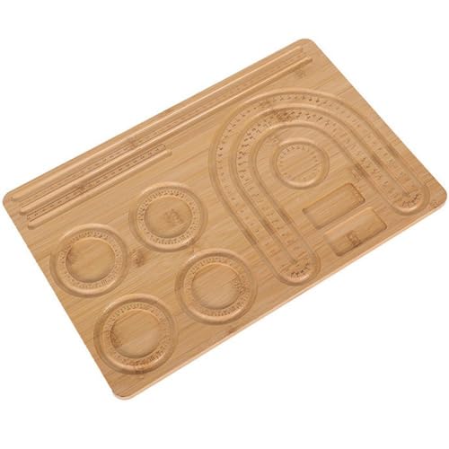 Vobumix Perlenbrett Für Die Schmuckherstellung, Perlenplatte, Perlenmatten-tabletts, Perlenbrett Aus Holz Für Schmuck, Armbänder, Halsketten, DIY-Design von Vobumix