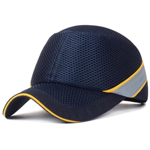 Vobumix Sicherheits-anstoßkappe, Klassischer Baseball-mützen-Stil, Helm, Schützende Sicherheits-Kopfbedeckung, Atmungsaktive Kopfschutzkappe, Schutzhelm Für Männer Und Frauen von Vobumix