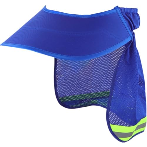 Vobumix Sommer-Sonnenschutz-kappenabdeckung, Hut Breiter Krempe Und Nackenschutz, Nackenschutz, Helme, Kappenabdeckung, Schutzhelm, Sonnenschutz, Schleier von Vobumix