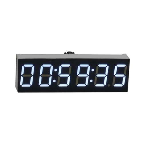 Vocdikficy 0,36 6-Bit-Uhr LED Digitale Elektronische Uhr W Zweites Anzeigemodul Abschaltspeicher Helligkeitseinstellung -D von Vocdikficy