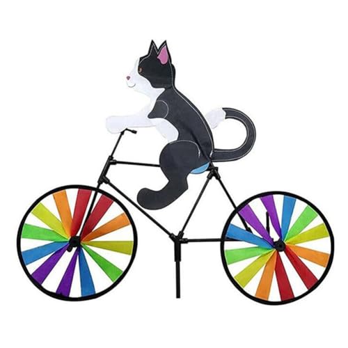Vocdikficy 1 Stück Fahrrad-Windspinner Wie Abgebildet Kunststoff Niedliche Tierskulptur Fahrrad-Spinner für Den Rasen A von Vocdikficy