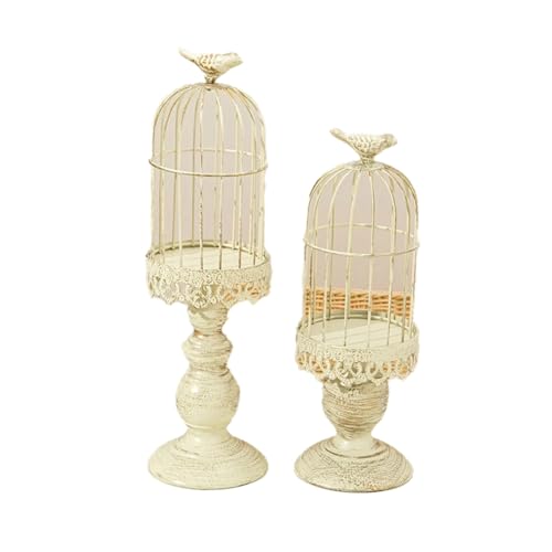 Vocdikficy 2 Stück Retro-Vogelkäfig-Kerzenhalter, Vogelkäfig-Kerzenhalter, Metall, Kunst-Kerzenständer, Hochzeit, Zuhause, Tische, Tafelaufsätze, Dekoration, Vocdikficy 2 Stück Retro-Vogelkäfig-Kerzenhalter, Vogelkäfig-Kerzenhalter, Metall, Kunst-Kerzenständer, Hochzeit, Zuhause, Tische, Tafelaufsätze, Dekoration, von Vocdikficy