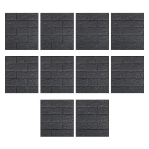 Vocdikficy 2.3D Dreidimensionale Wandaufkleber, Selbstklebende Tapete, Anti-Kollisions-Dekorative Aufkleber, 10 Stück von Vocdikficy