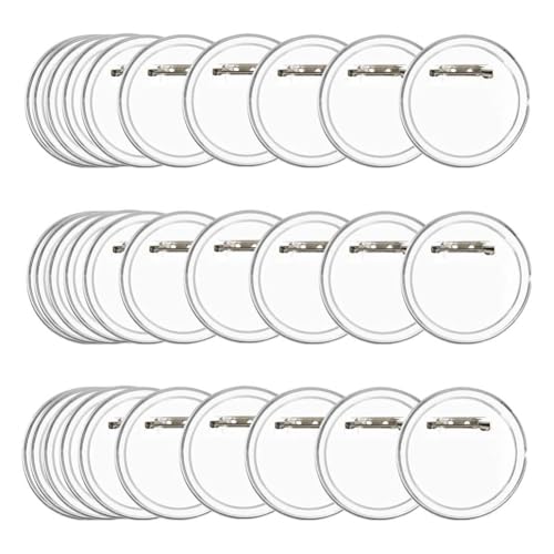 Vocdikficy 30er-Pack 58 mm Transparente Button-Pins, Button-Abzeichen Aus Acryl, Transparente Bild-Buttons, Abzeichen-Set für Heimwerkerarbeiten3 von Vocdikficy