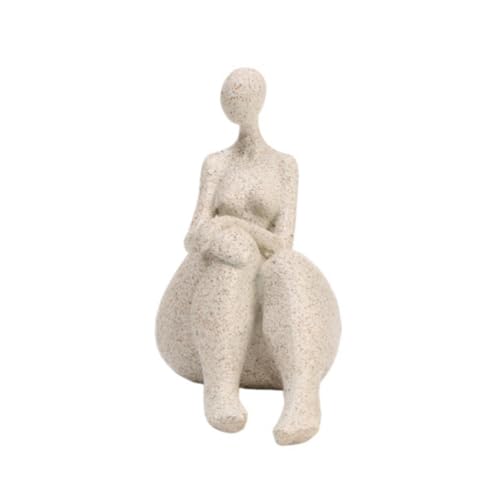Vocdikficy Abstrakte Statue Einer Molligen Aus Kunstharz, Kunst für Wohnzimmer, Büro, Schrank, Tisch, Eingangsbereich, Dekoration, Sitzen Vocdikficy Abstrakte Statue Einer Molligen Aus Kunstharz, Kunst für Wohnzimmer, Büro, Schrank, Tisch, Eingangsbereich, Dekoration, Sitzen von Vocdikficy