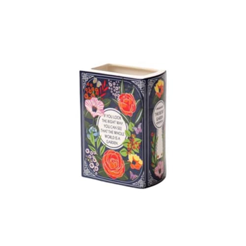 Vocdikficy Blumentopf, Hochzeit, Dekorative Keramikvasen, Süße Raumdekoration für Pflanzen, Übertopf für Heimdekoration, Buchvase B von Vocdikficy