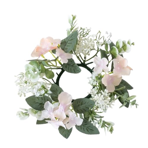 Vocdikficy Kerzenständer für Hochzeiten, Kranz, Pflanzen, Kerze, Aromatherapie, Ringhalter, Tischdekoration, Champagner von Vocdikficy
