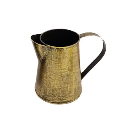 Vocdikficy Metallvase, Dekorativer Shabby-, Blumenhalter, Metallvase mit für Haus, Garten, Blumentopf, Bronze von Vocdikficy