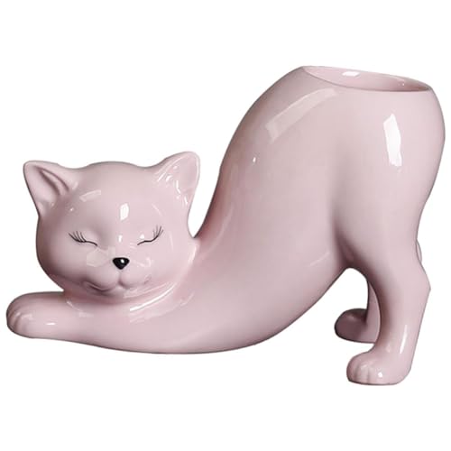 Vocdikficy Niedlicher Blumentopf in Katzenschwanzform, Keramik-Cartoon-Tiere, Saftiger -Blumentopf Vocdikficy Niedlicher Blumentopf in Katzenschwanzform, Keramik-Cartoon-Tiere, Saftiger -Blumentopf von Vocdikficy
