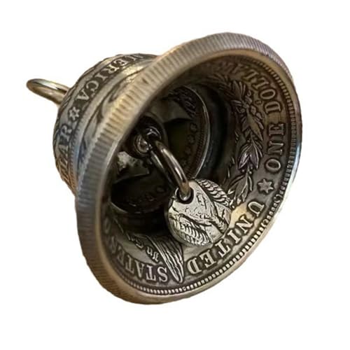 Vocdikficy Silver Dollar Bell Home Decor Münze Bastelbehänge Wandbehang 1 Stück von Vocdikficy