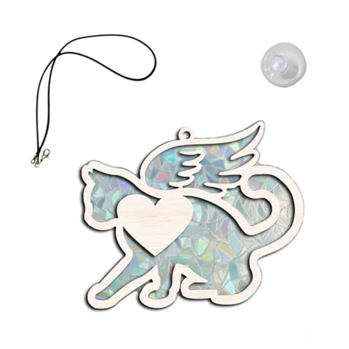 Vocdikficy Sonnenfänger, Regenbogenmacher, Regenbogenmacher, Sonnenfänger zum Gedenken An Hunde, Tragbares Ornament zum Gedenken An Hunde, Einfach zu Verwenden D Vocdikficy Sonnenfänger, Regenbogenmacher, Regenbogenmacher, Sonnenfänger zum Gedenken An Hunde, Tragbares Ornament zum Gedenken An Hunde, Einfach zu Verwenden D von Vocdikficy