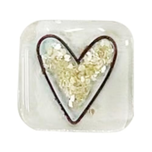 Vocdikficy -Token Aus Glas, Karten-Andenken, Geschenk – -Andenken-Taschenkarten – Verschmolzenes Glas-Token, Silberfarben, Langlebig, 4 X 4 cm Vocdikficy -Token Aus Glas, Karten-Andenken, Geschenk – -Andenken-Taschenkarten – Verschmolzenes Glas-Token, Silberfarben, Langlebig, 4 X 4 cm von Vocdikficy