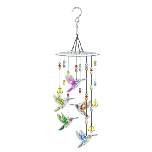 Vocdikficy zum Selbermalen mit Vögeln, Diamant-Kunst-Sets für Erwachsene, Als Gartendekoration, Langlebig, Einfach zu Verwenden von Vocdikficy
