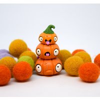 Halloween Kürbis Stack, Figur, Innendekoration, Tiered Tablett Deko-Idee von VodkaMargarine