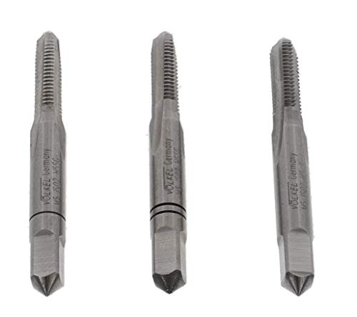 VÖLKEL Handgewindebohrer 3-tlg. Satz DIN 352 HSS-G - M5 x 0.8 | Vorschneider, Mittelschneider & Fertigschneider | Gewindeschneider M5 | Gewindebohrer M5 | Innengewindeschneider VÖLKEL Handgewindebohrer 3-tlg. Satz DIN 352 HSS-G - M5 x 0.8 | Vorschneider, Mittelschneider & Fertigschneider | Gewindeschneider M5 | Gewindebohrer M5 | Innengewindeschneider von Völkel