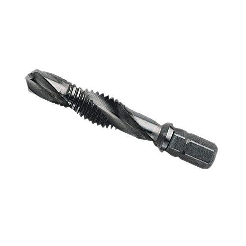 VÖLKEL Kombi-Gewindebohrer-Bit mit 1/4"-Sechskantaufnahme 30° SP HSS-G - M 6 x 1.0 von Völkel