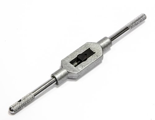 Völkel Verstellbares Windeisen Für Gewindebohrer | Zinkdruckguss No. 1 | DIN 1814 | Vierkantaufnahme 2.0-6.3 mm (M 1-10, 1/16-3/8, G 1/8) | Gehärtete Backen von Völkel