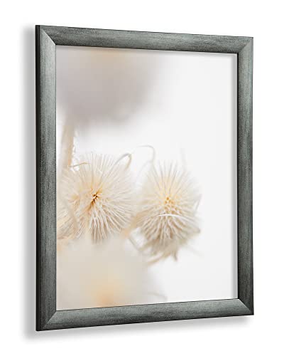 VO Design Bilderrahmen Arne 50 x 70 cm Grau Gewischt mit entspiegeltem 1 mm Kunstglas - Farbe und Größe frei wählbar von Vogel Design