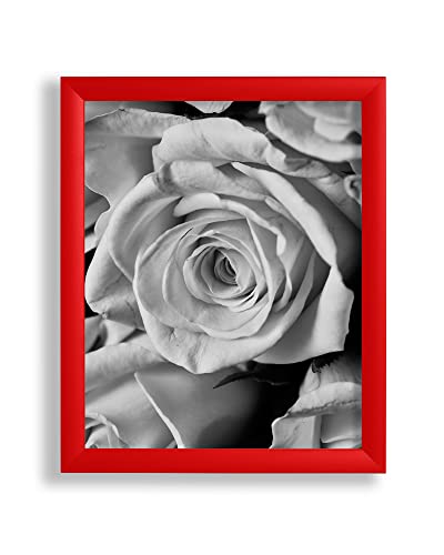 Vogel Design Bilderrahmen Arne 21 x 30 cm Rot Tomatenrot mit entspiegeltem 1 mm Kunstglas - Farbe und Größe frei wählbar von Vogel Design