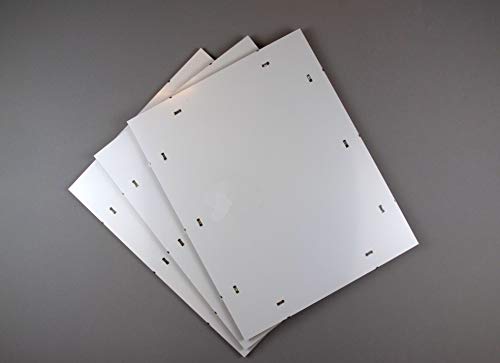 Vogel Design Bilderrahmen Clipmax Pro mit weißer Rückwand Puzzle Poster Rahmenlos 21x29.7 cm mit 1 mm klarem Kunstglas von Vogel Design