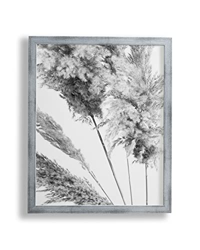 Vogel Design Bilderrahmen Finn 100 x 50 cm Farbe Silber Patiniert MDF mit Antireflex-Kunstglasscheibe - Farbe und Größe frei wählbar von Vogel Design