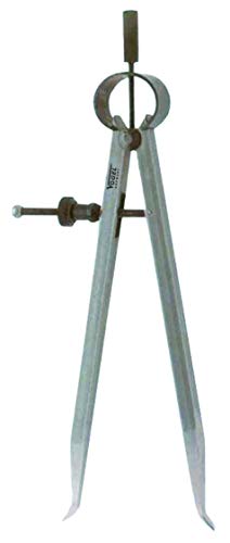 Vogel Germany Feder-Innentaster (aus poliertem Stahl, Messbereich 300 mm, Vierkantschenkel, Schnellspannmutter mit Feineinstellung) 302446 von VOGEL-GERMANY