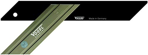 Vogel Germany Winkel, Gehrungswinkel "BLACK-LINE" (Alu-Klinge, Alu-Griff, Messbereich: 300 mm, Querschnitt Stahlklinge: 40 x 1 mm, Alugriff: 40 x 12 mm) 504904-2 von VOGEL-GERMANY