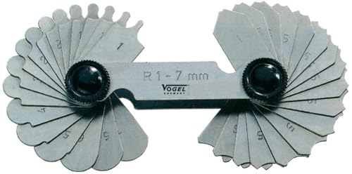 Vogel Radienschablone 15 Blatt, 15,5-25,0 mm, 472107.0 Vogel Radienschablone 15 Blatt, 15,5-25,0 mm, 472107.0 von VOGEL-GERMANY