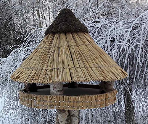 Vogelfutterhaus mit Reetdach Riesen - Heidehütte Vogelfutterhaus mit Reetdach Riesen - Heidehütte von Vogelhaeuser-Raschen