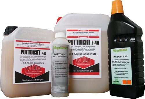 1 l Pottdicht F40 Dichtmittel für Heiz- und Wasserkreisläufe von Vogelmann Chemie GmbH