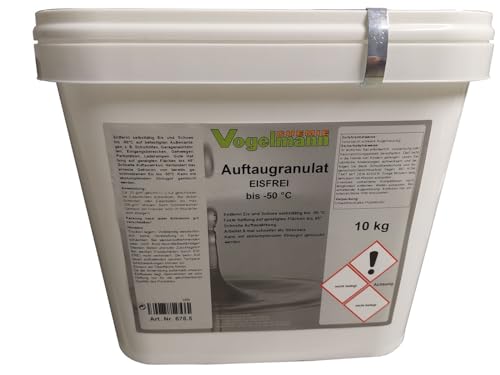 Vogelmann Chemie GmbH 10 kg Auftaugranulat Eisfrei, bis -50 °C, 8 mal schneller als normales Streusalz Vogelmann Chemie GmbH 10 kg Auftaugranulat Eisfrei, bis -50 °C, 8 mal schneller als normales Streusalz von Vogelmann Chemie GmbH