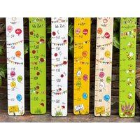 Geschenk Abschied Kindergarten Messlatte Personalisiert Mit Den Namen Der Kinder - Für Kita, Erzieher, Tagesmutter von Vogelvilla