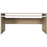 VOGL Möbelfabrik Schreibtisch "Barrie mit 2-farbigem Tastaturauszug", in 2 Breiten, 2,5 cm Tischplattenstärke, Made in Germany von Vogl Möbelfabrik