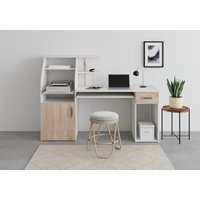 VOGL Möbelfabrik Schreibtisch "Don", mit Tastatur- & Druckerauszug, Breite 137,5 cm, Made in Germany von Vogl Möbelfabrik