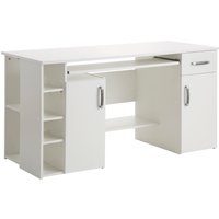 VOGL Möbelfabrik Schreibtisch "Tim mit seitlich offenen Fächern & Tastaturauszug," Druckerablage, 1 Schublade, Breite 138 cm, Made in Germany VOGL Möbelfabrik Schreibtisch "Tim mit seitlich offenen Fächern & Tastaturauszug," Druckerablage, 1 Schublade, Breite 138 cm, Made in Germany von Vogl Möbelfabrik