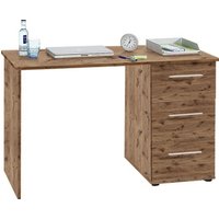 VOGL Möbelfabrik Schreibtisch "Tobi, optional mit Tastaturauszug,", mit 3 Schubkästen, Breite 115 cm, Made in Germany von Vogl Möbelfabrik