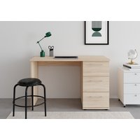 VOGL Möbelfabrik Schreibtisch "Tobi, optional mit Tastaturauszug," mit 3 Schubkästen, Breite 115 cm, Made in Germany von Vogl Möbelfabrik