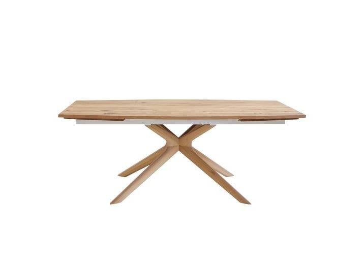 Voglauer Valpin Esstisch AT ausziehbar Tischplatte Bootsform längs in Eiche Altholz echtholzfurniert verschiedene Größen wählbar mit Massivholzgestell Voglauer Valpin Esstisch AT ausziehbar Tischplatte Bootsform längs in Eiche Altholz echtholzfurniert verschiedene Größen wählbar mit Massivholzgestell von Voglauer