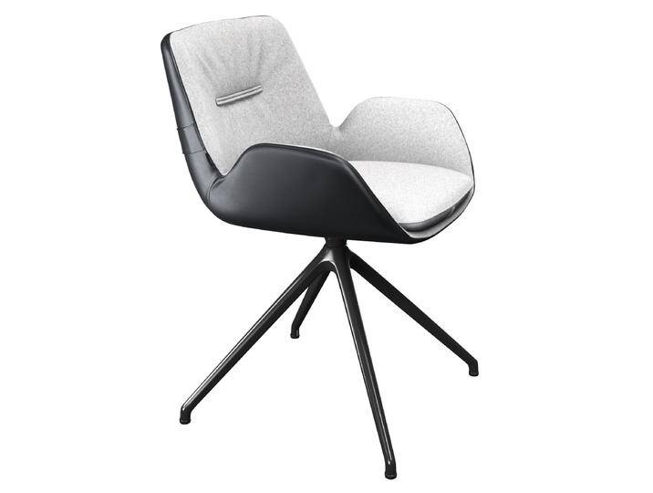 Voglauer Vgalvino Esszimmerstuhl SAGP86 drehbar mit Armlehnen und Metallgestell Sitz und Rücken gepolstert Bezug ein-oder zweifarbig möglich Voglauer Vgalvino Esszimmerstuhl SAGP86 drehbar mit Armlehnen und Metallgestell Sitz und Rücken gepolstert Bezug ein-oder zweifarbig möglich von Voglauer