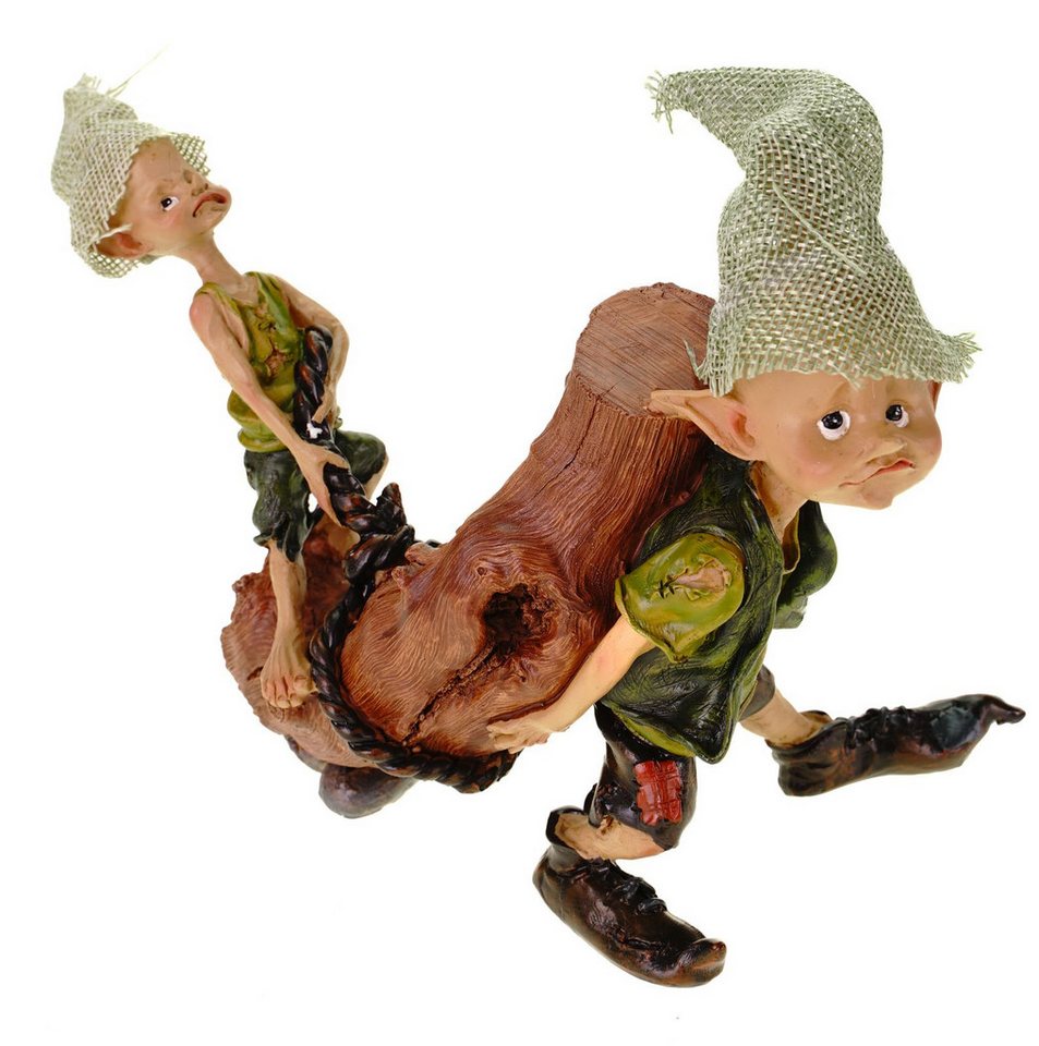 Vogler Dekofigur 2 Pixies mit Ast Große Hilfe Figur Zwerg Fee Fabelwesen Gnom Vogler Dekofigur 2 Pixies mit Ast Große Hilfe Figur Zwerg Fee Fabelwesen Gnom von Vogler