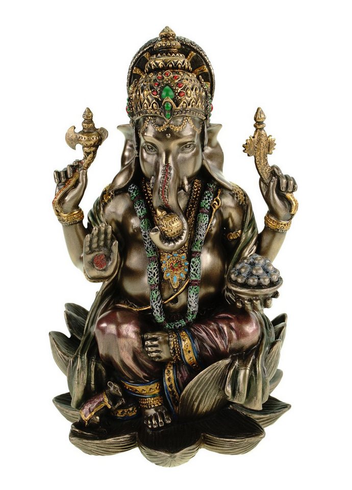 Vogler Dekofigur Veronese Ganesha Statue 19 cm Handbemalthinduistische Gottheit bronz. Vogler Dekofigur Veronese Ganesha Statue 19 cm Handbemalthinduistische Gottheit bronz. von Vogler